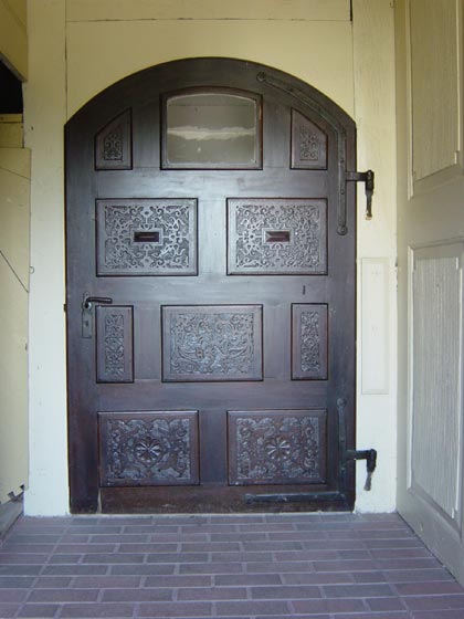 Picture of door in Brunow Church