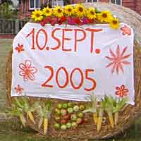 Picture of Erntefest 2005 decorations