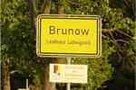 Picture of Brunow village sign on Lcknitzer Strasse